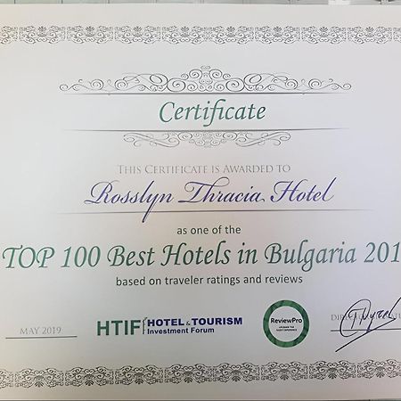 Rosslyn Thracia Hotel Sofia Luaran gambar
